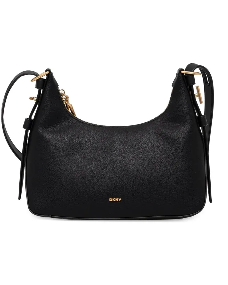 DKNY Schultertasche mit Logo - Schwarz Schwarz