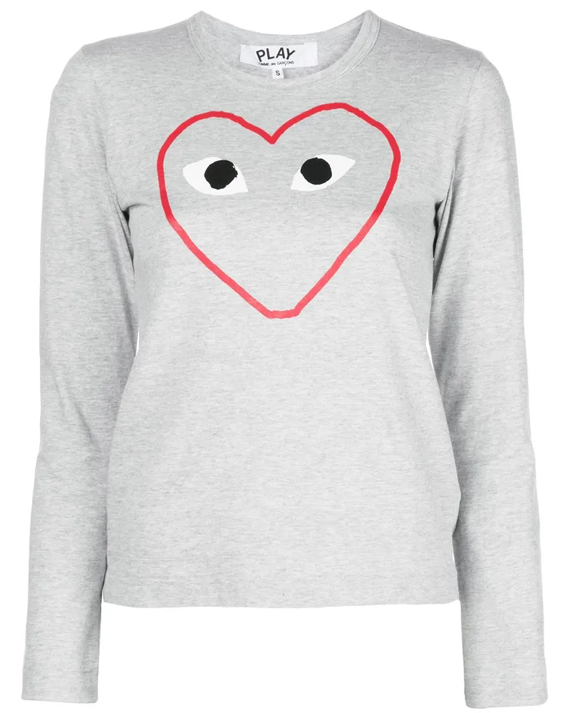 Comme des Garçons T-Shirt mit Logo-Print - Grau Grau