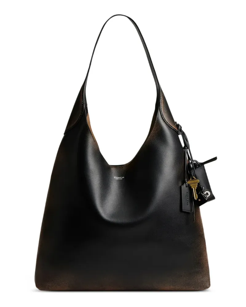 Coach Brooklyn Schultertasche - Schwarz Schwarz