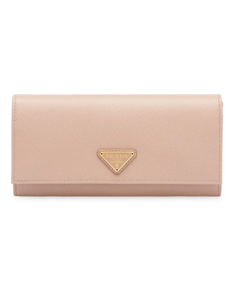 Prada Portemonnaie aus Saffiano-Leder - Rosa Rosa