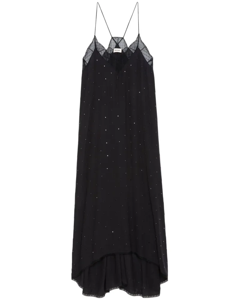 Zadig & Voltaire Risty Midikleid - Schwarz Schwarz