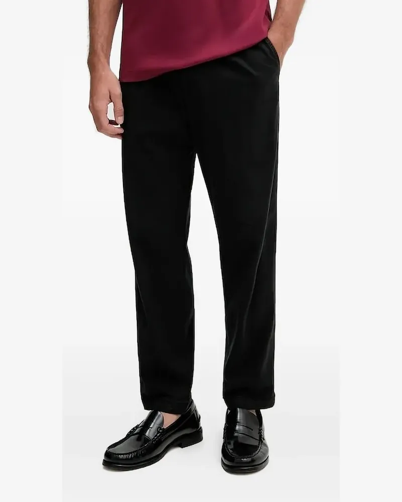 HUGO BOSS Hose im bestickten Taschen - Schwarz Schwarz
