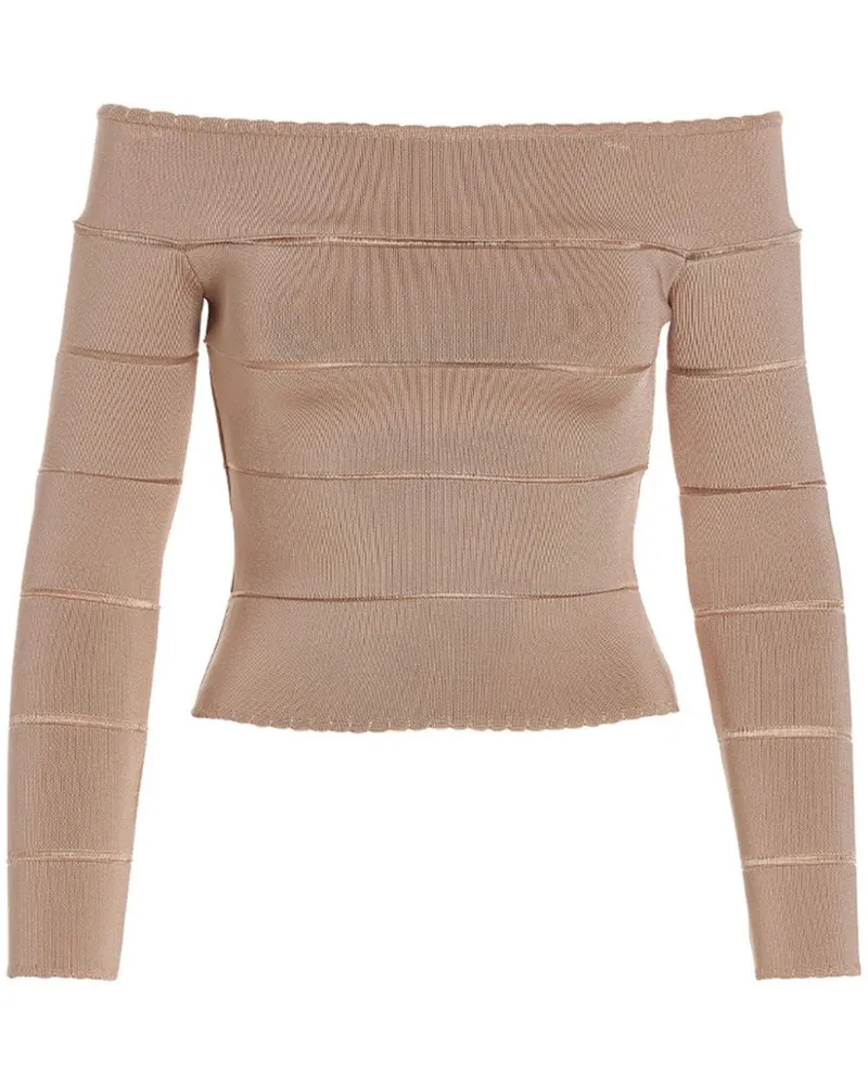 Alexandre Vauthier Schulterfreies Oberteil - Rosa Rosa