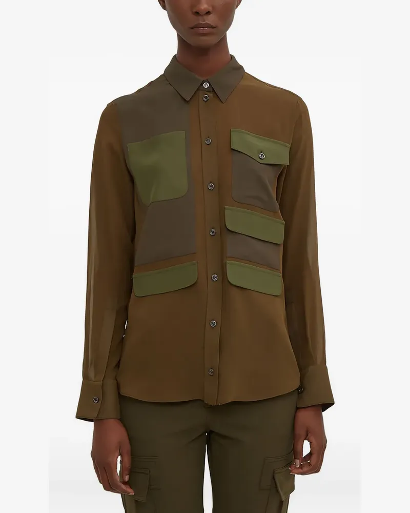 Altuzarra Oberteil mit Zierknöpfen - Grün Grün