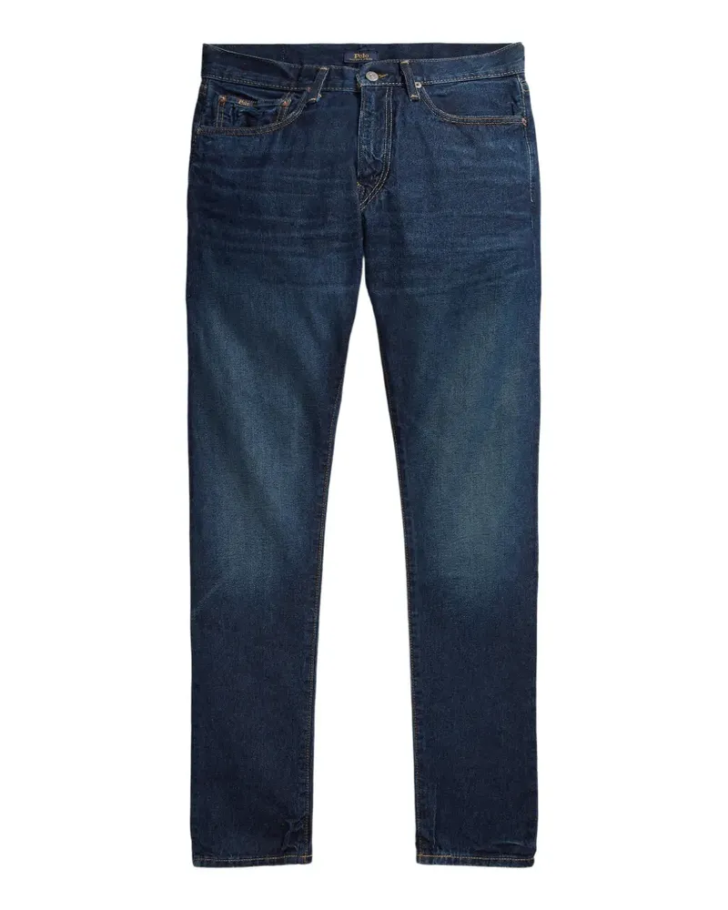 Ralph Lauren Sullivan Slim-Fit-Jeans mit Logo-Stickerei - Blau Blau