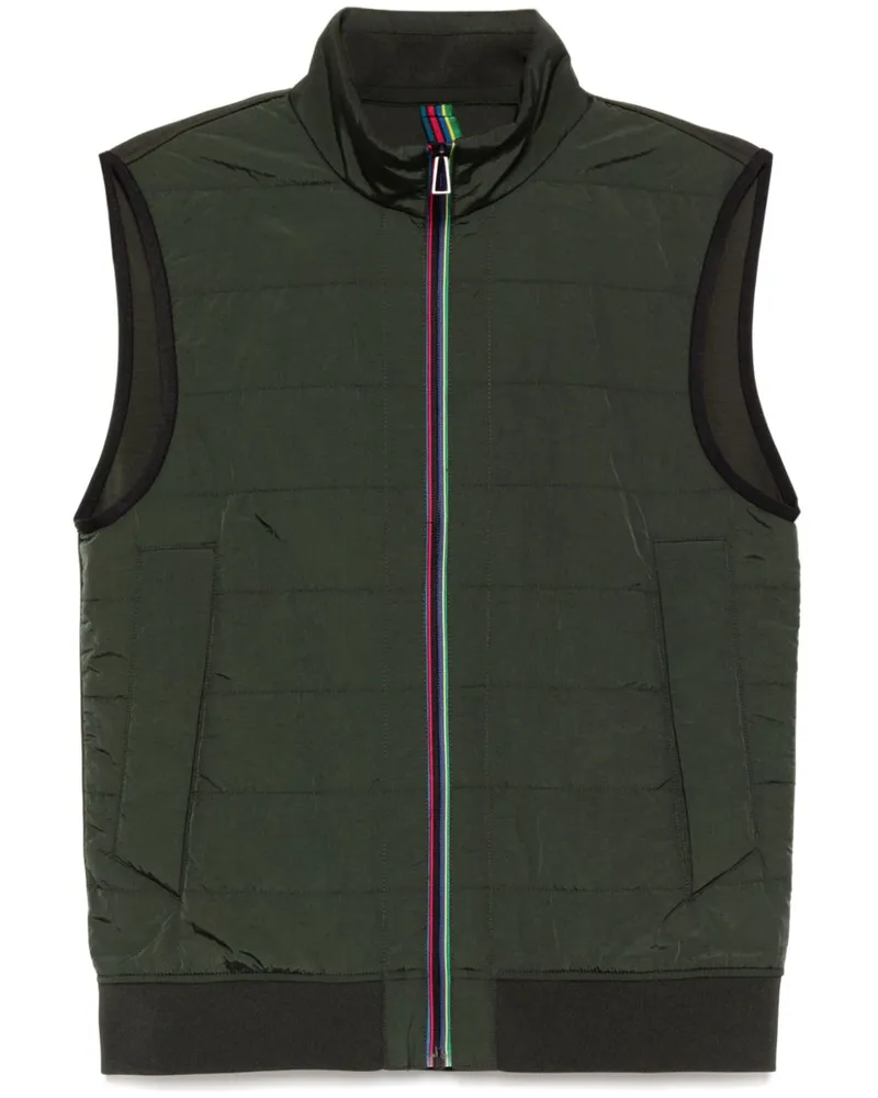 Paul Smith Gestreifte Weste - Grün Grün