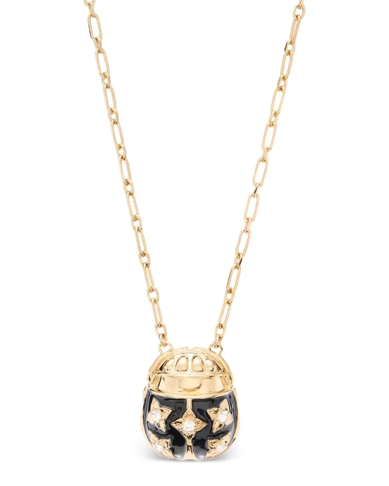 La DoubleJ Lady Scarab Halskette - Gold Gold