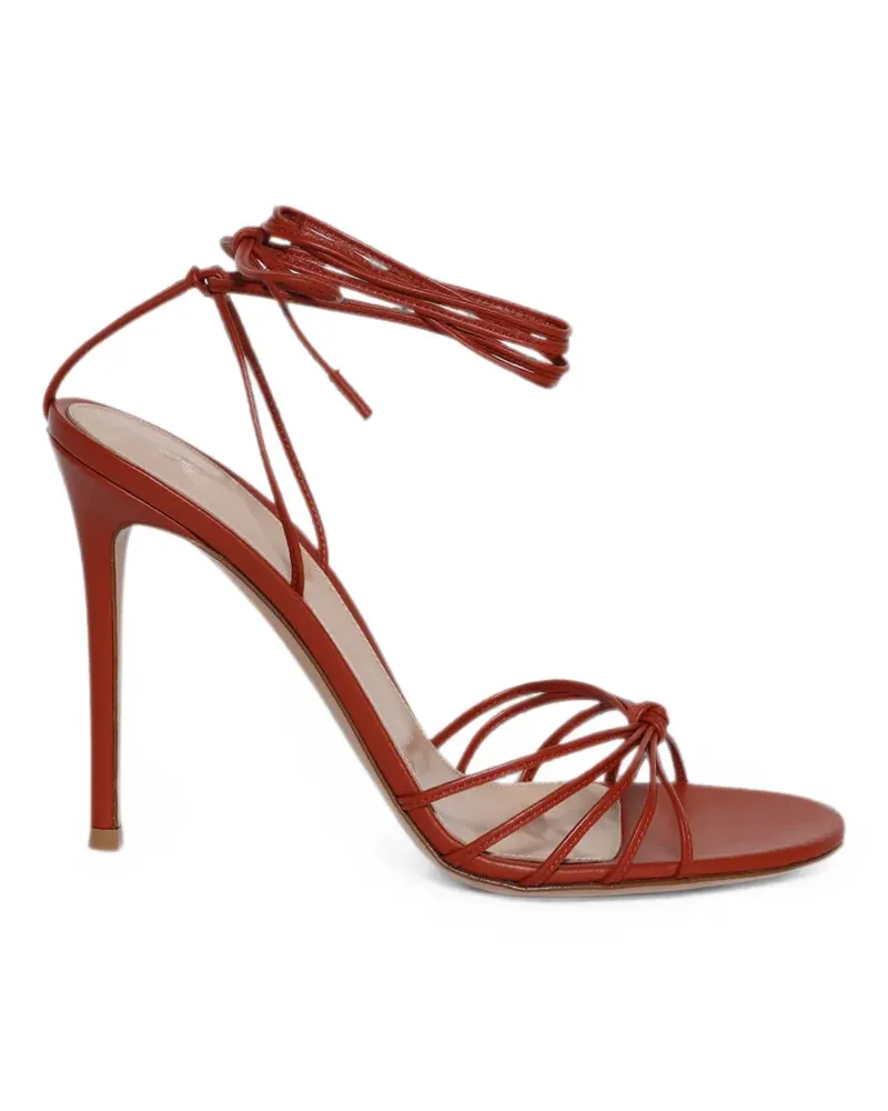 Gianvito Rossi Sandalen mit Schnürung - Rot Rot