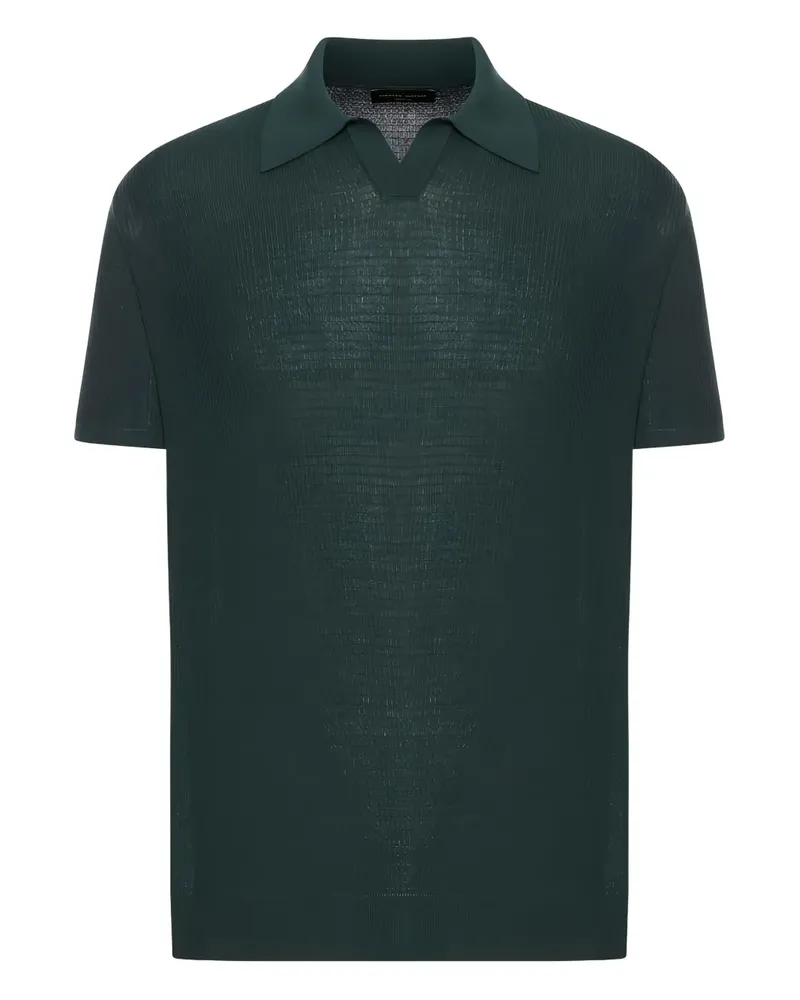 Roberto Collina Gestricktes T-Shirt - Grün Grün