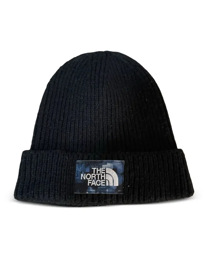 The North Face Gerippte Beanie - Schwarz Schwarz