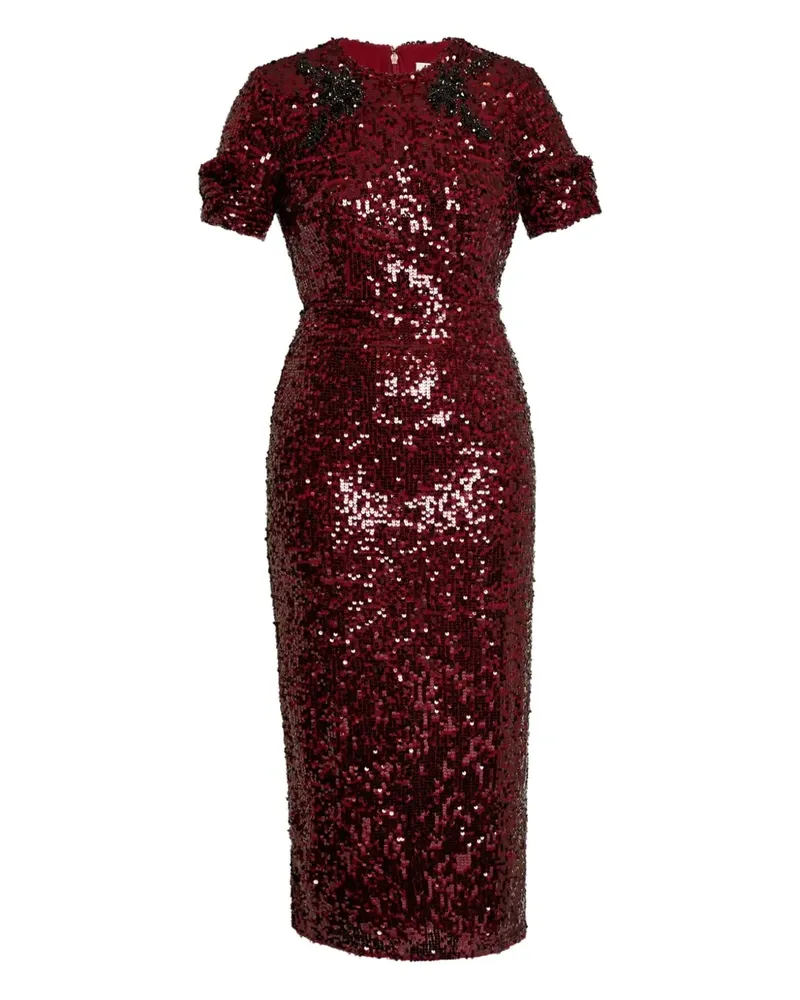 Erdem Kleid mit Pailletten - Rot Rot