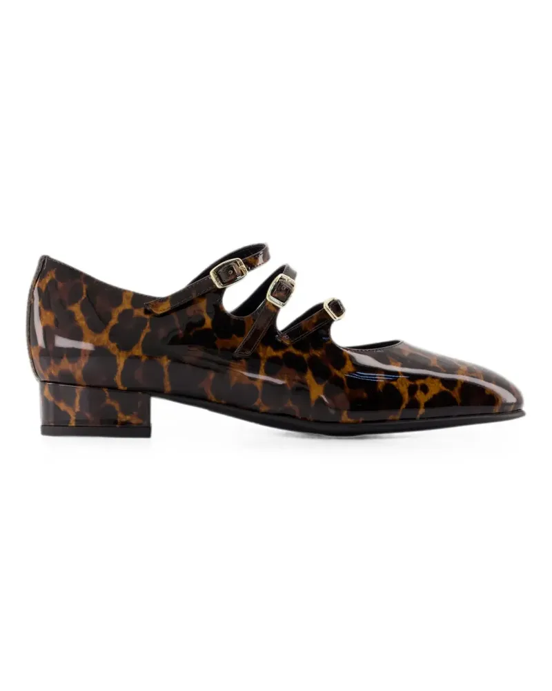 Carel Ariana Pumps mit Leopardenprint - Braun Braun