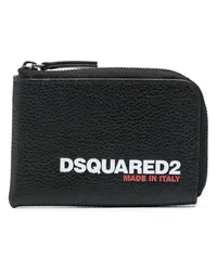 Dsquared2 Portemonnaie mit Logo-Print Schwarz