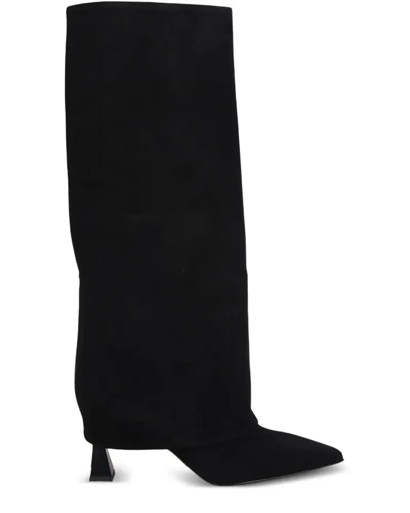 Sergio Levantesi Krizia Stiefel - Schwarz Schwarz