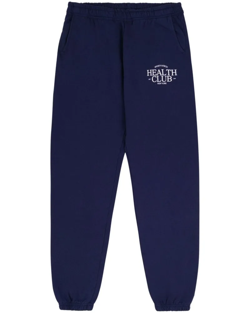 SPORTY & RICH Klassische Jogginghose - Blau Blau