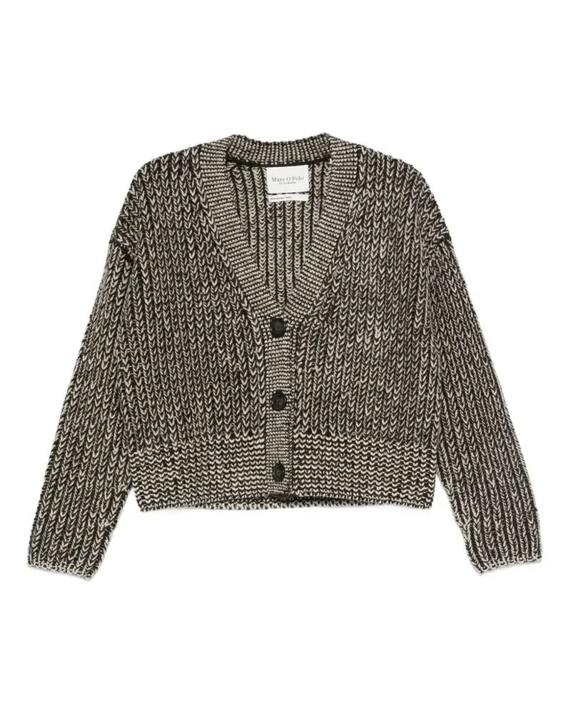 Marc O'Polo Cardigan mit Knopfleiste - Braun Braun