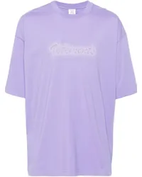 VETEMENTS T-Shirt mit Nietenverzierung Violett