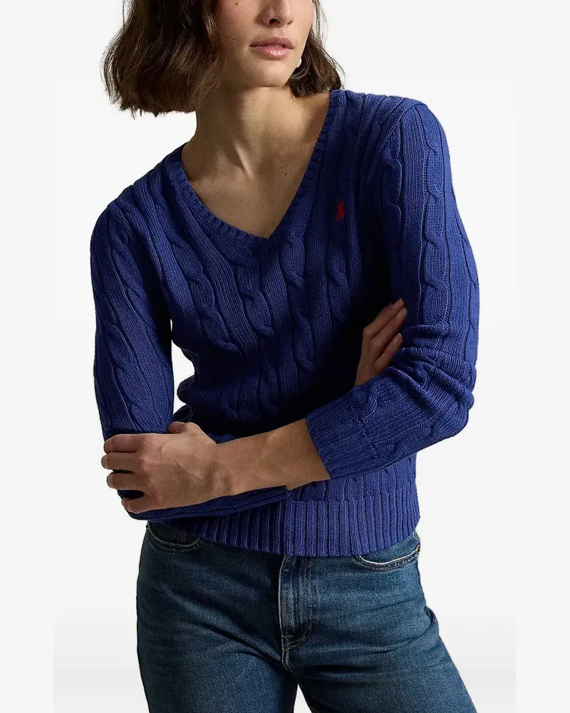 Ralph Lauren Pullover mit V-Ausschnitt - Blau Blau