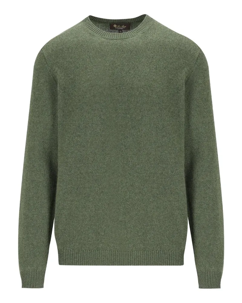 Loro Piana Kaschmirpullover mit Rundhalsausschnitt - Grün Grün