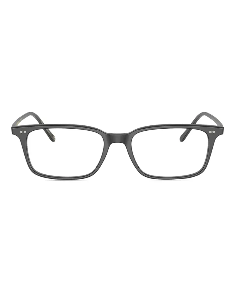 Oliver Peoples Neylan Brille mit eckigem Gestell - Schwarz Schwarz