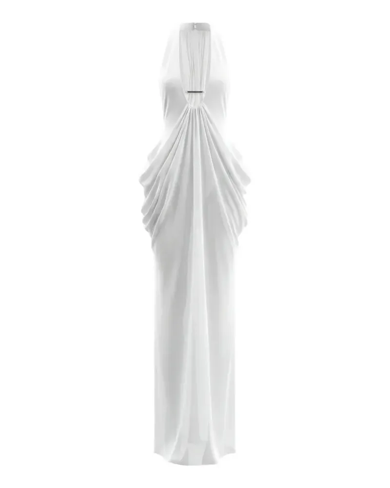 Atoir halterneck draped dress - Weiß Weiß