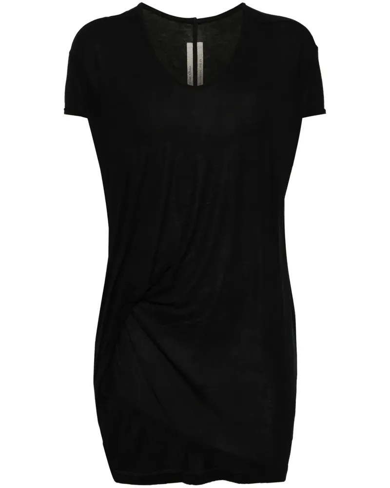 Rick Owens Hiked T-Shirt - Schwarz Schwarz