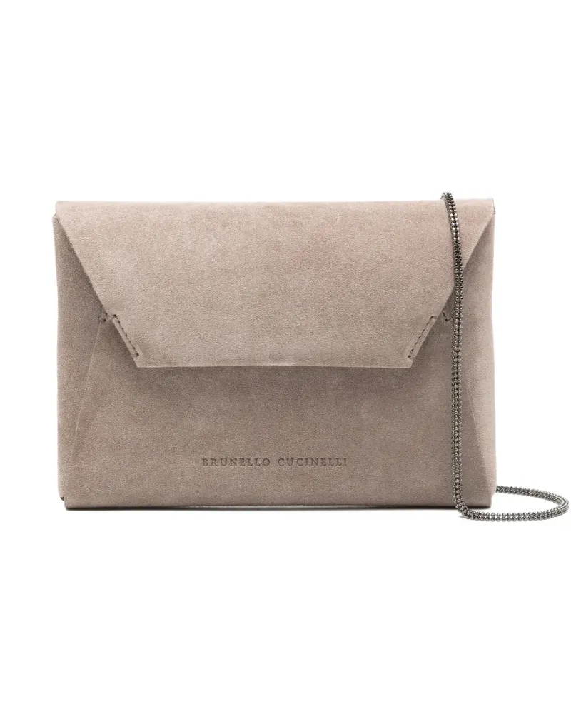 Brunello Cucinelli chain-strap mini bag - Grau Grau