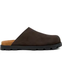 Camper Brutus Clogs aus Leder Braun