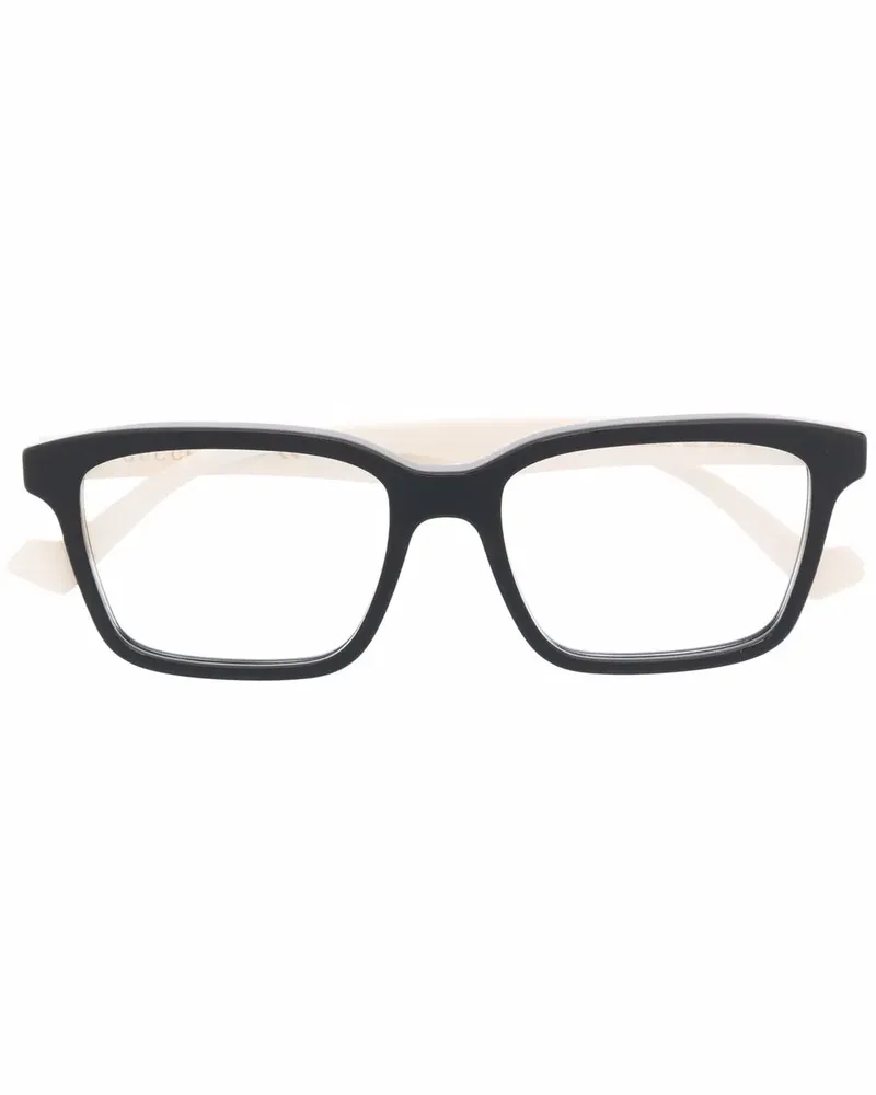 Gucci Brille mit eckigem Gestell - Nude Nude
