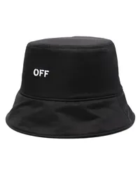 OFF-WHITE Wendbarer Fischerhut Schwarz