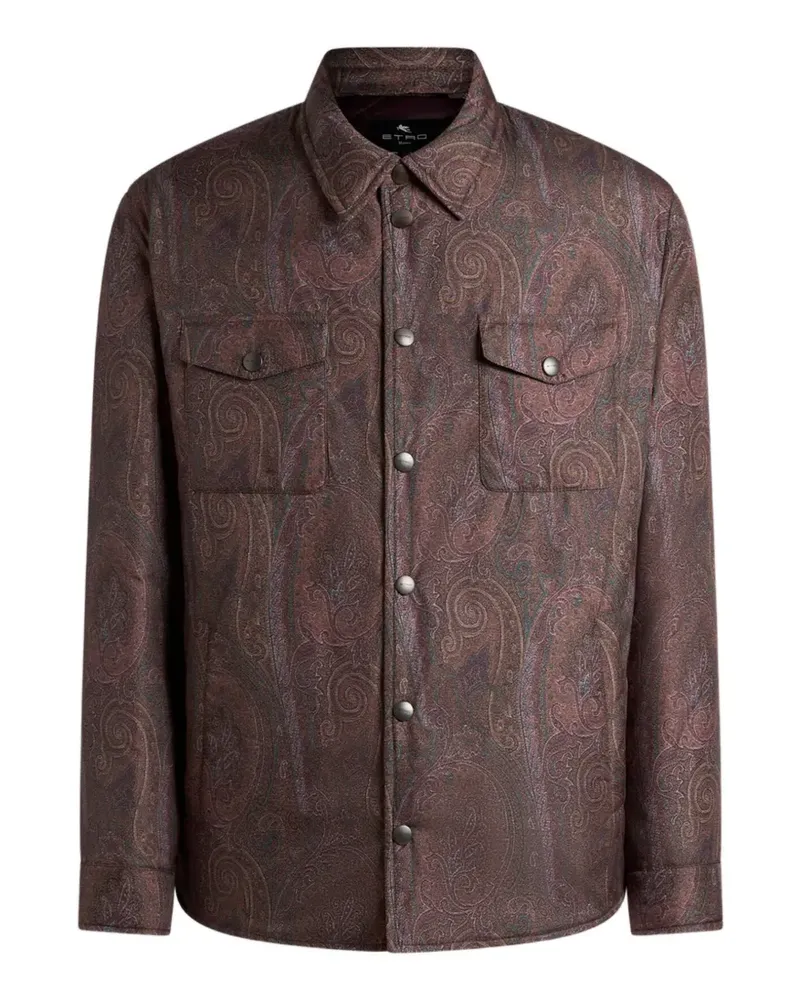 Etro paisley overshirt - Braun Braun
