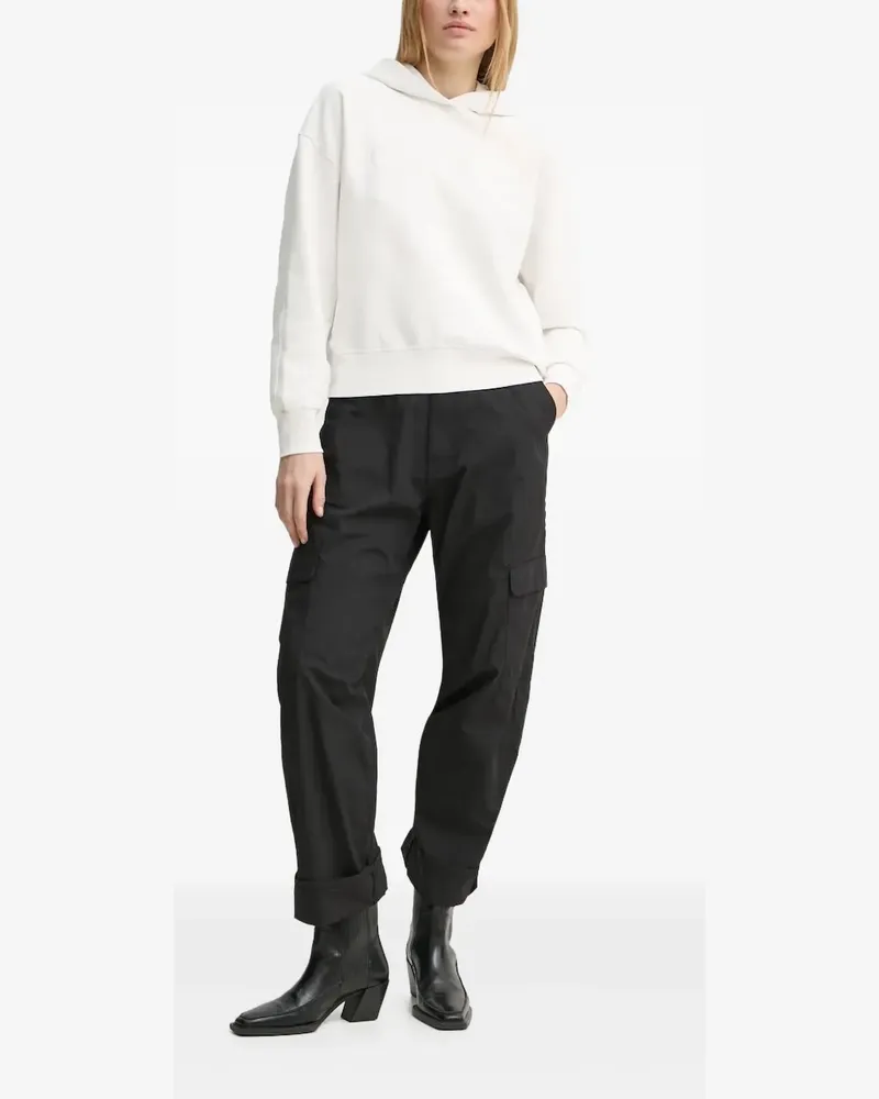 Marc O'Polo Hoodie mit Logo-Stickerei - Weiß Weiß