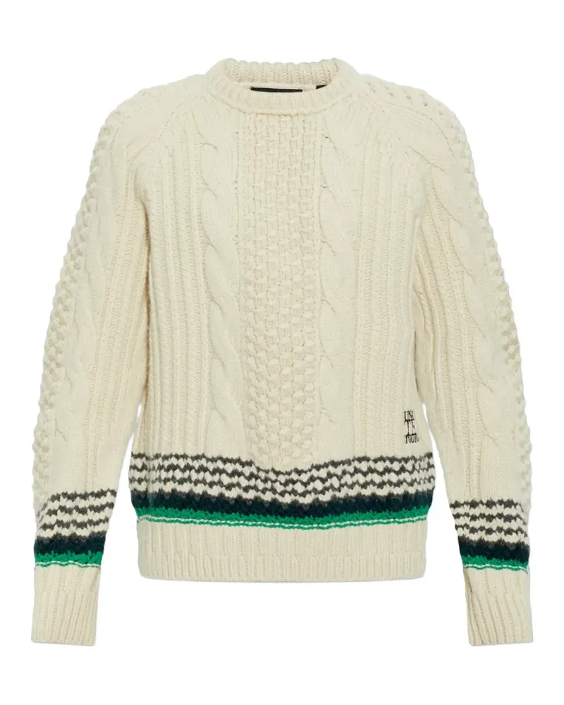 Lacoste Pullover mit aufgesticktem Logo - Nude Nude