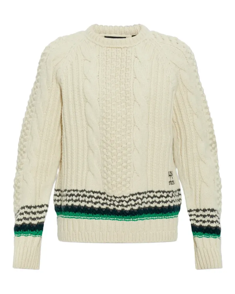 Lacoste Pullover mit aufgesticktem Logo - Nude Nude