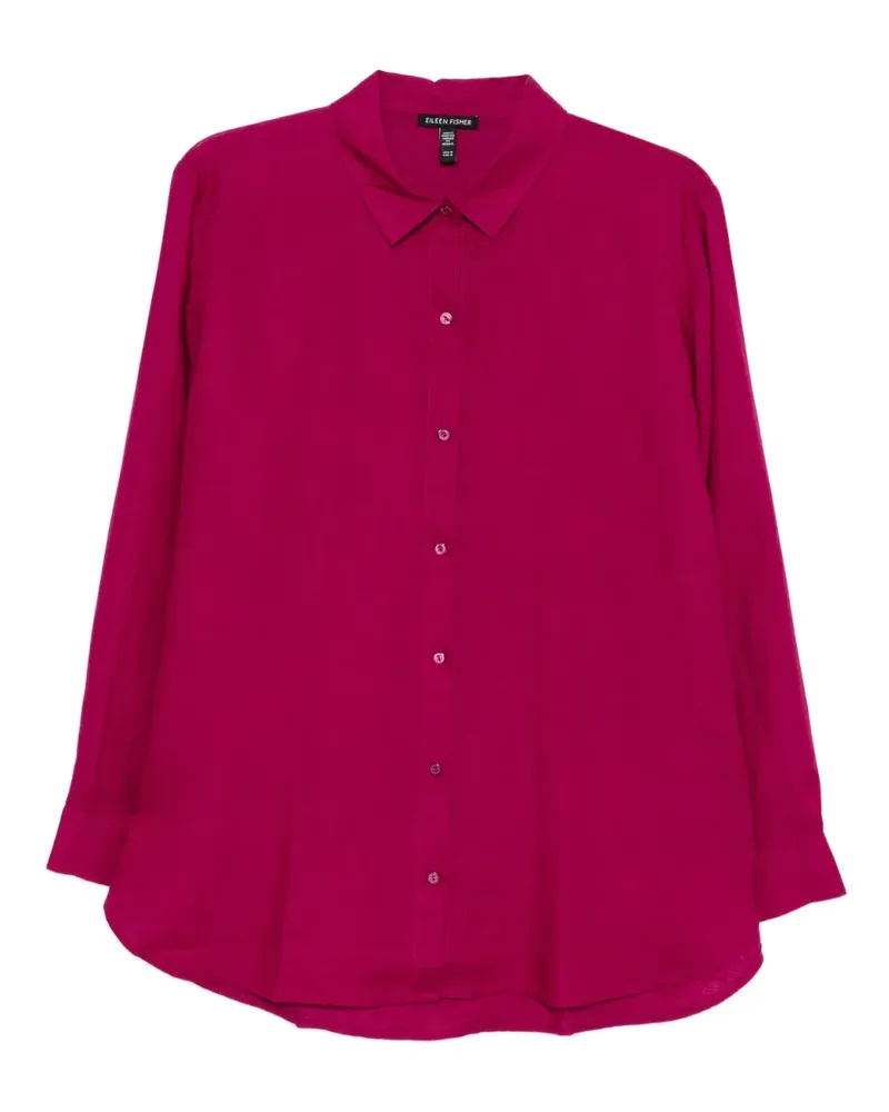 Eileen Fisher Hemd mit klassischem Kragen - Violett Violett