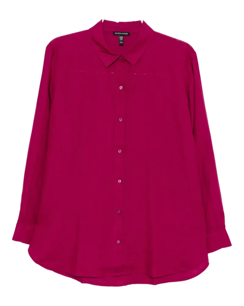Eileen Fisher classic collar long-sleeved shirt - Violett Violett