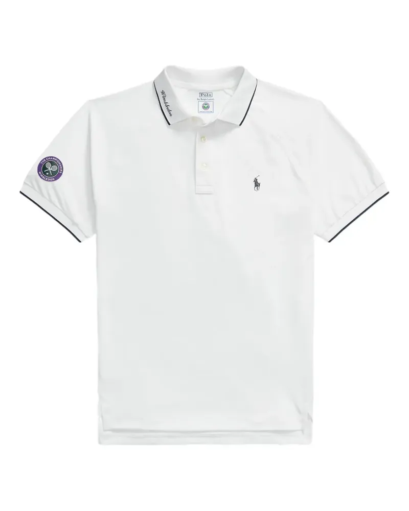 Ralph Lauren x Wimbledon Poloshirt mit Raglanärmeln - Weiß Weiß