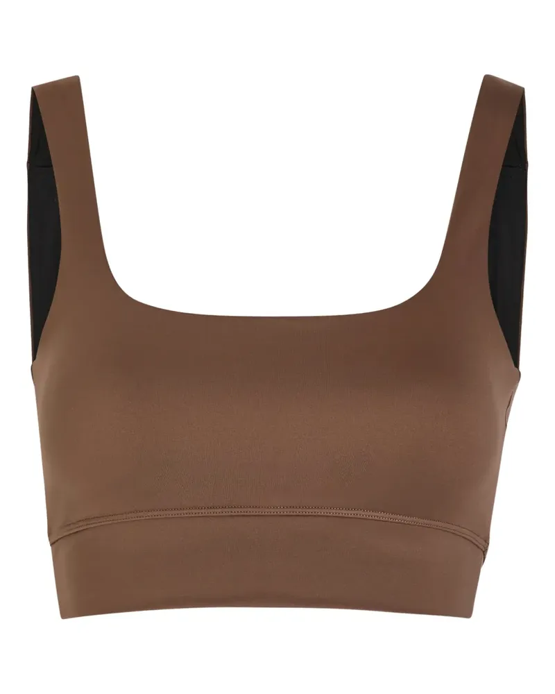 Varley Assure Cori square neck bra - Braun Braun