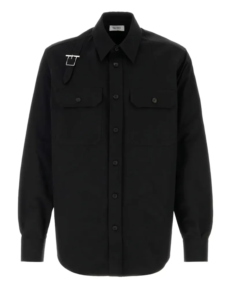 Alexander McQueen Hemd mit Schnallendetail - 1000|Black 1000