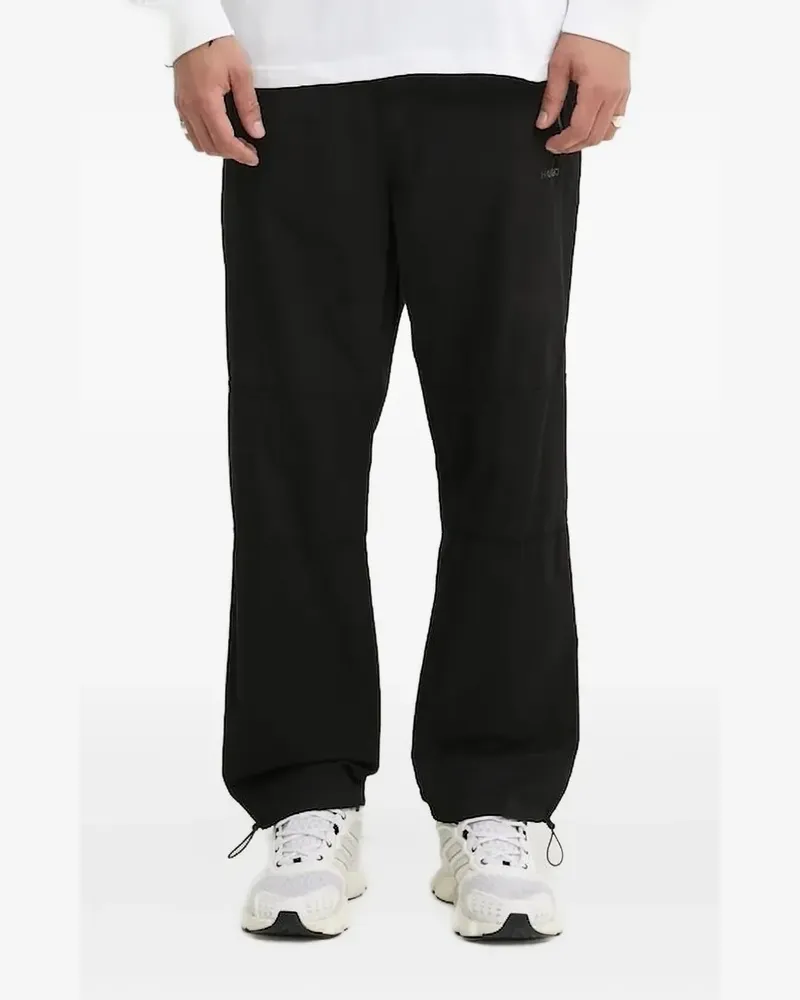 HUGO BOSS Hose mit Kordelzug - Schwarz Schwarz