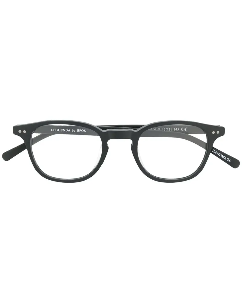 EPOS Brille mit rundem Gestell - Schwarz Schwarz