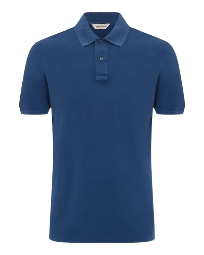 Gran Sasso short-sleeve polo shirt - Blau Blau