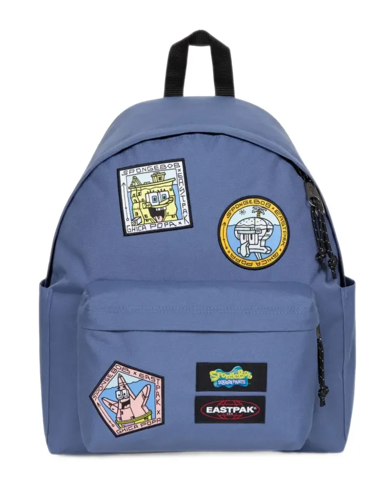 Eastpak x Ghica Popa SpongeBob SquarePants patch-detail backpack - Blau Blau