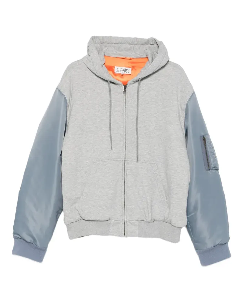 Maison Margiela hooded panelled jacket - Grau Grau