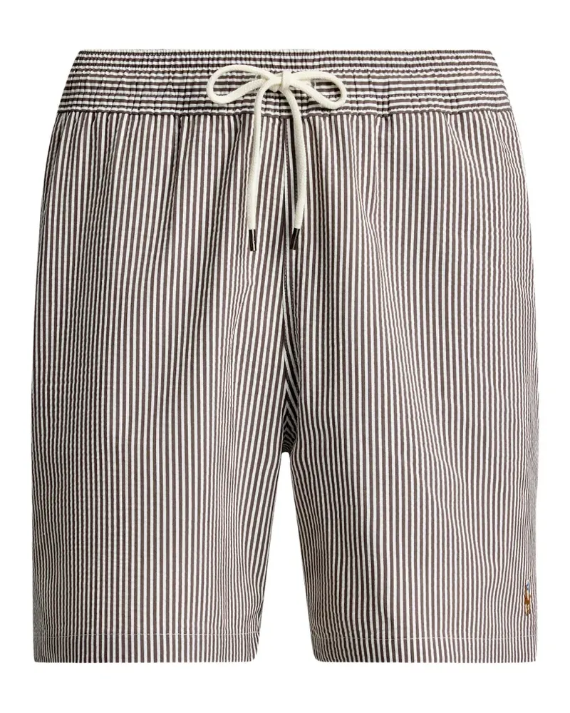 Ralph Lauren striped seersucker swim trunks - Braun Braun