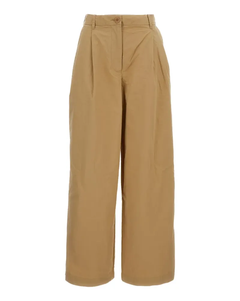 Casey Casey Plissierte Hose - Gelb Gelb