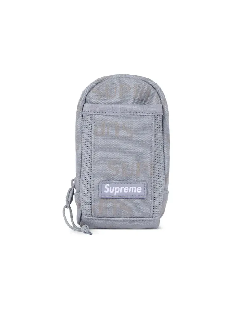 Supreme Being Handytasche mit Logo-Print - Blau Blau