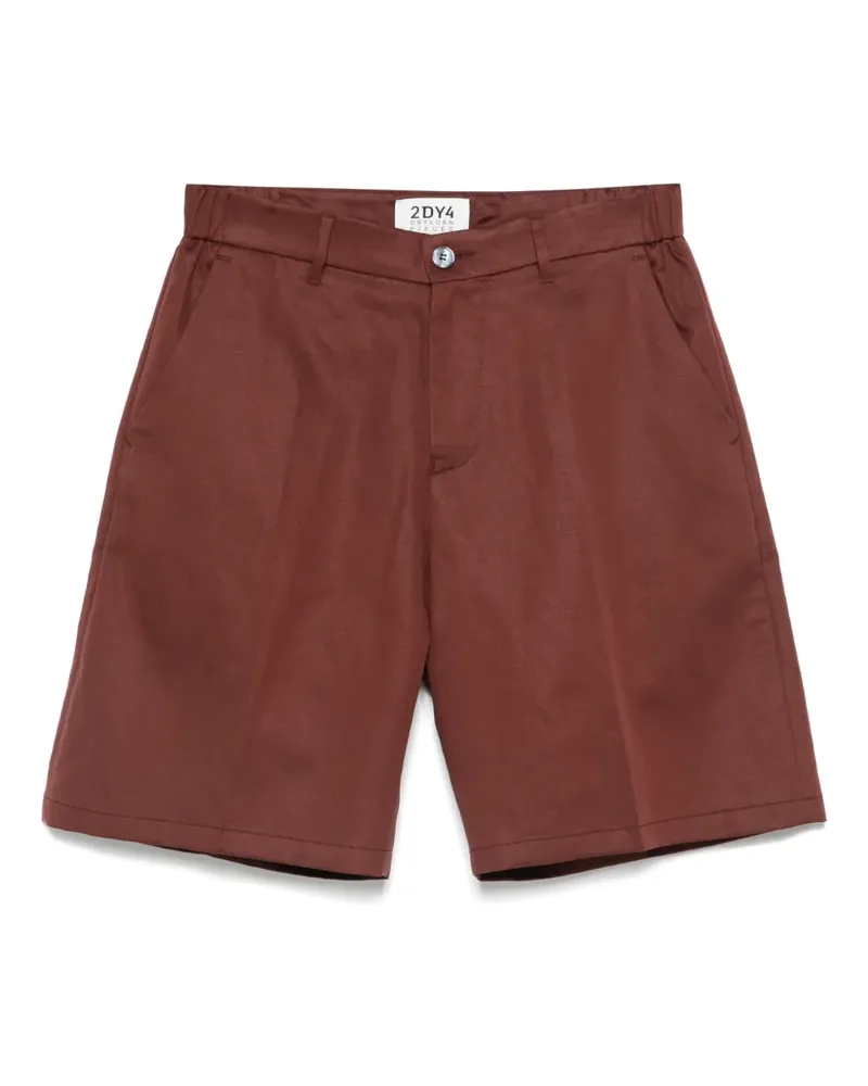 Drykorn Shorts mit Leinenanteil - Rot Rot