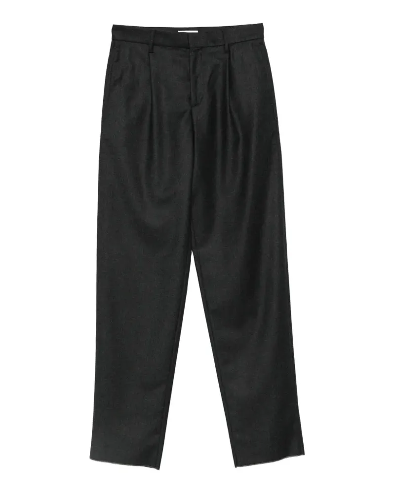 AGNONA pleated-front tailored trousers - Grau Grau