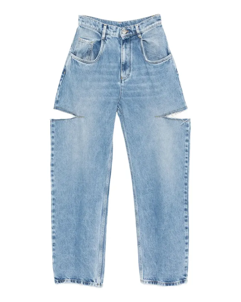 Maison Margiela cut-out denim jeans - Blau Blau